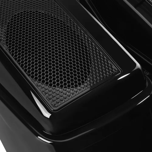 Miniatura 5 de TCT-MOTORPARTS Alforjas rígidas extendidas de 5 pulgadas x 7 pulgadas para bocinas Harley 2014-2024 Touring Road King, Road Glide, Street Glide