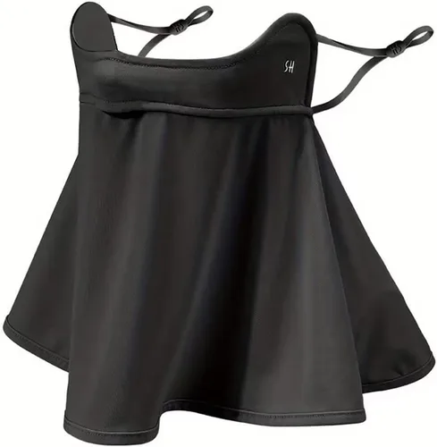Miniatura 11 de WRELS UPF 50+ Unisex Cubrecara Transpirable y Refrescante con Protección UV para el Sol, con Elástico para las Orejas, Bufanda para el Cuello