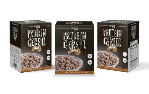 Paquete de 3 cereales de proteína, cereal bajo en carbohidratos, cereal alto en proteínas, 0.51 onzas de proteína, 0.18 oz de carbohidratos netos,