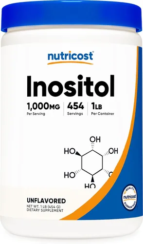 Nutricost - Polvo de Inositol 1LB (454 Gramos) - Sin gluten, sin OMG