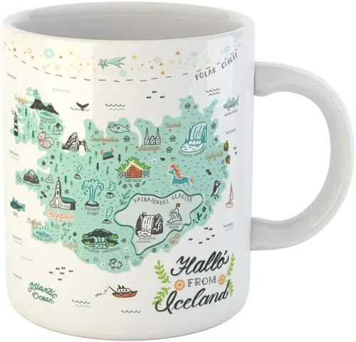 Miniatura 2 de Taza de café colorida linda erizo patrón animal bosque corazón otoño 11 oz taza de té tazas de cerámica regalo o recuerdo para familiares amigos