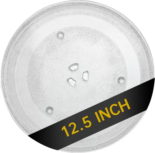 Miniatura 12 de Placa giratoria de vidrio para microondas de 13.5 pulgadas, bandeja de microondas de 13.5 pulgadas / 34.3cm, placa de vidrio de repuesto