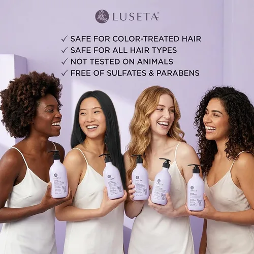 Miniatura 6 de Luseta B-Complex - Juego de champú y acondicionador para fortalecer el cabello, champú y acondicionador de rutina para mujeres, champú de biotina