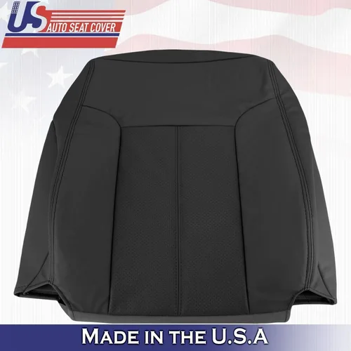 Miniatura 4 de Fundas de asiento autoSeatcover 2015 2016 para Ford F450 F550 Lariat - Fundas de asiento de cuero para conductor y pasajero, color negro