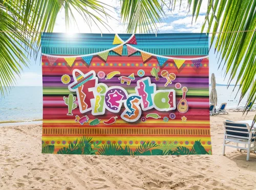 Miniatura 3 de Kit de telón de fondo de fotografía con temática de fiesta y accesorios de estudio, decoraciones para fiestas del Cinco de Mayo, fondo de cabina