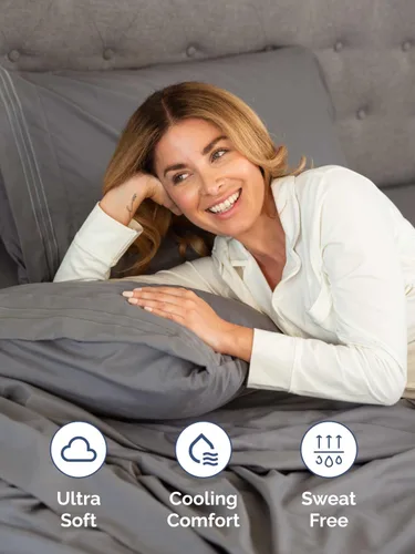 Miniatura 3 de Sábana bajera ajustable extra profunda tamaño completo – Sábana bajera individual de lujo para hotel únicamente – Se adapta fácilmente a colchones