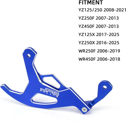 Miniatura 2 de JFG RACING Protector de disco de freno trasero para motocross, protector de rotor CNC Dirtbike para YZ125 YZ250 06-25/YZ250F YZ450F 06-23/YZ250X