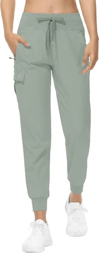 Miniatura 31 de RlaGed - Pantalones tipo cargo de senderismo para mujer, pantalones deportivos ligeros, de secado rápido, resistentes al agua, para pesca y al aire