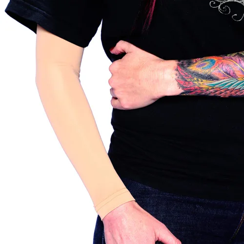 Miniatura 11 de Tat2X cobertura de tatuaje de manga de primera calidad con refuerzo de tinta, cobertura de tatuaje para el brazo completo (única manga)