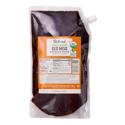 Miniatura 6 de Roland Foods Pasta de miso rojo orgánico, alimento importado especializado, bolsa de 5.29 onzas, paquete de 1