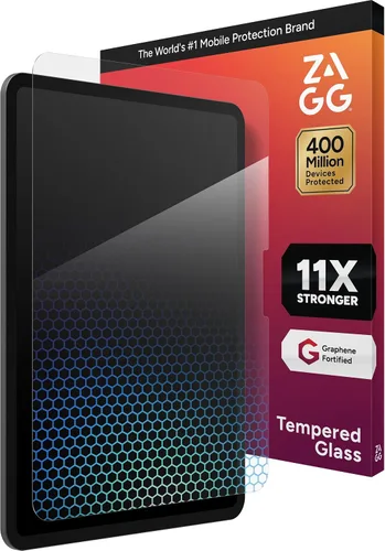 Miniatura 9 de ZAGG Glass XTR3 - Protector de pantalla para iPad Air de 11 pulgadas (M3)/Air de 11 pulgadas (M2), tecnología avanzada de impacto Hexiom, vidrio