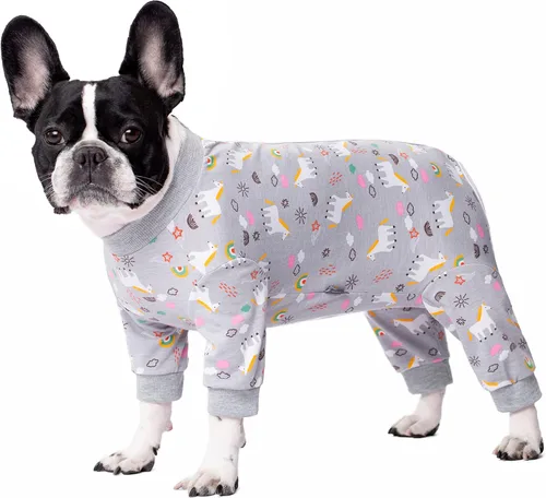 Miniatura 12 de Traje de recuperación quirúrgica para perros pequeños, mameluco para cirugía hembras, pijamas para perros pequeños, pijama de manga larga, vendajes