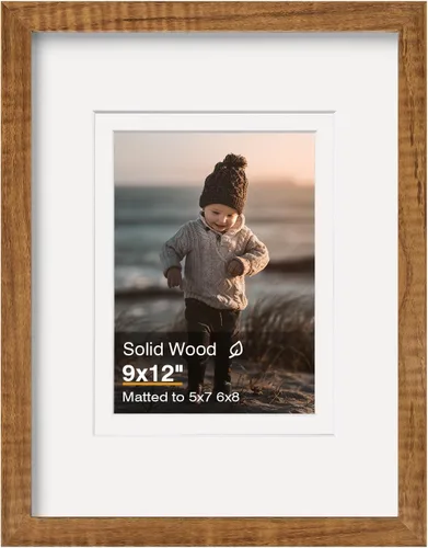 Miniatura 203 de KINLINK 3.5x5 Picture Frame, Ash Black Solid Wood Frame with Plexiglass for Table Top and Wall Mounting, Photo Frame for Horizontal or Vertical