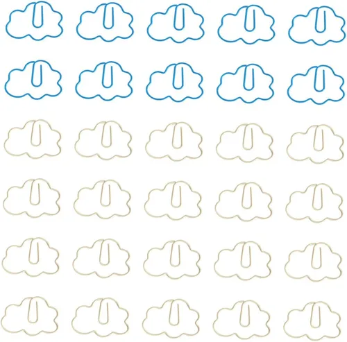 30 clips de papel para decoración de escritorio de trabajo, suministros de oficina para escritorio, abrazaderas de papel colorido pin de papel en