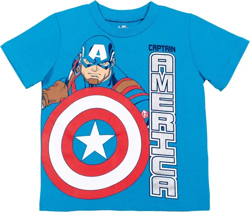 Miniatura 4 de Marvel Avengers Black Panther Captain America Iron Man Little Boys 4 Pack Graphic T-Shirts