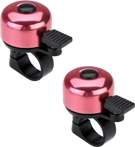 Miniatura 24 de Timbre de Bicicleta Timbre de Bicicleta Sonido Nítido para Adultos Niños Niños Niñas Rojo