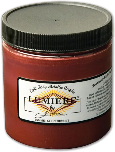 Miniatura 53 de Jacquard Lumiere Pintura para Tela de 2.25oz Turquesa Nacarado - Pintura Metálica para Tela, Cuero, Lienzo, Papel y Madera - Pintura Acrílica