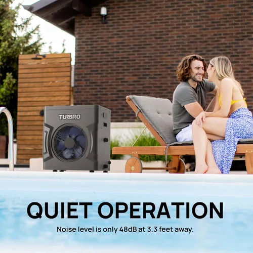 Miniatura 6 de TURBRO Bomba de calor para piscina, 20,000 BTU, para piscinas y spas sobre y en el suelo, alta eficiencia, todo calentador eléctrico, no necesita