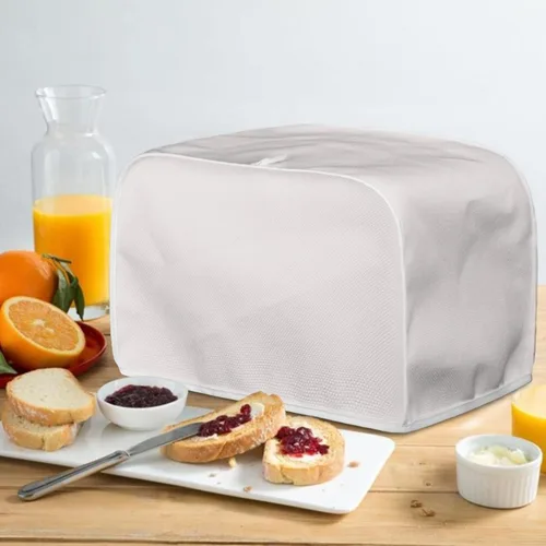 Miniatura 6 de Cubierta para tostadora de 2 rebanadas, protectores de huellas dactilares a prueba de polvo de dibujos animados de abeja, cubierta de tostadora