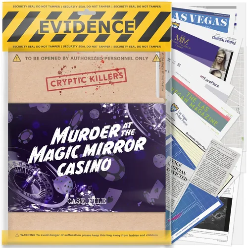 Cryptic Killers Juego de misterio de asesinato sin resolver - Archivos de casos fríos Investigación Detective Evidencia y archivo de crimen -