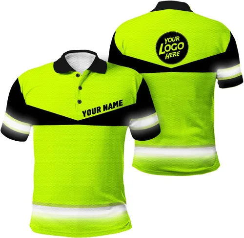 Miniatura 23 de Uniform Company - Polo reflectante de alta visibilidad para hombres y mujeres, polo de seguridad, ropa de trabajo para trabajadores Sudadera