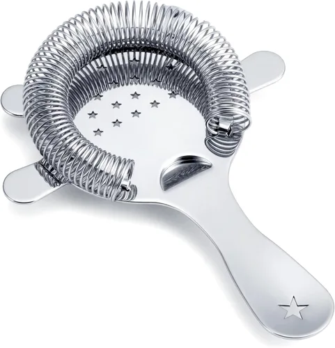 Miniatura 10 de Homestia Hawthorne - Colador de cóctel de acero inoxidable con resorte extraíble de alta densidad para bartending, cocteleras Boston y vasos Colador