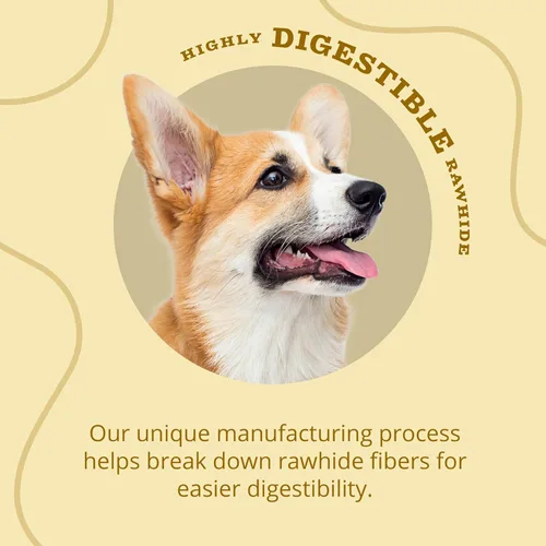 Miniatura 5 de Better Belly Huesos de cuero crudo para perros, de gran digestibilidad, sin granos, sin gluten, sin colores ni sabores artificiales., Hígado