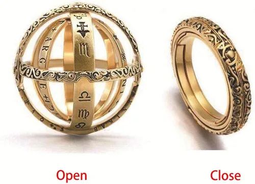 Miniatura 6 de Anillo Astronómico Plegable Para Mujeres y Hombres, Ideal Como Regalo