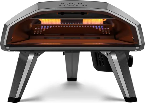 Horno de pizza Ooni Koda 2 de gas – Horno de pizza al aire libre de 14" cocina pizza en 60 segundos, incluye regulador de 28 mBar y manguera de gas,