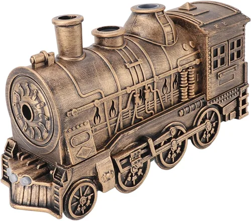 Humidificador en forma de tren, humidificadores para dormitorio, humidificador de luz nocturna, 10.1 fl oz de doble salida de fragancia, difusor de