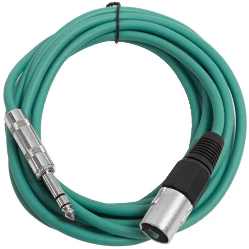 Miniatura 17 de Seismic Audio - SATRXL-M2 - Cable de conexión XLR negro de 2 pies macho a 1/4" TRS