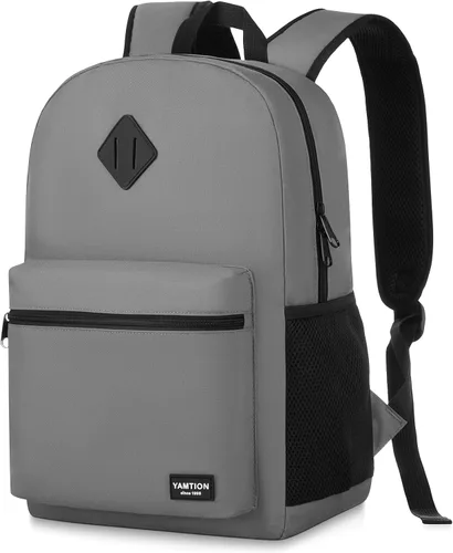 Miniatura 12 de YAMTION Mochila escolar, mochila clásica unisex para adolescentes con puerto USB para escuela secundaria, universidad, oficina, trabajo, viajes