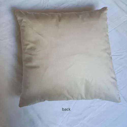 Miniatura 3 de Camino de cama de terciopelo suave liso, bufanda decorativa para el hogar, hotel, casa de huéspedes, 2 fundas de almohada, 17.5 x 17.5 pulgadas