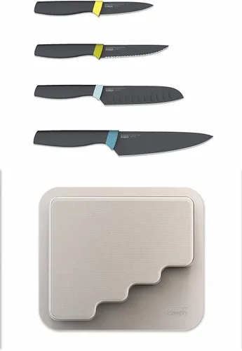 Miniatura 3 de Joseph Joseph DoorStore - Juego de cuchillos Elevate con bloque de cuchillos 3M adhesivo para pared y gabinete para puerta, 5 piezas, ópalo