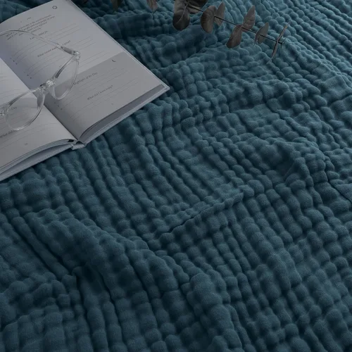 Miniatura 23 de Comfy Cubs - Manta de muselina para bebés, recién nacidos y niños pequeños, 6 capas algodón suave ligero, grande 40 x 40 pulgadas, transpirable