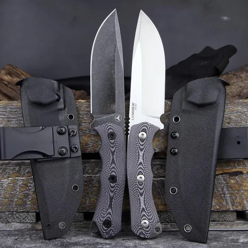 Miniatura 3 de Cuchillo Cruiser de 10.9 pulgadas para caza, cuchillo táctico de campamento al aire libre, mango afilado de acero G10 DC53, funda Kydex (negro)