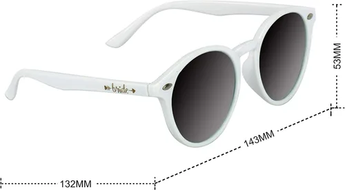 Miniatura 3 de LADYHOME Regalos de despedida de soltera para despedida de soltera 10 gafas de sol redondas de ojo de gato