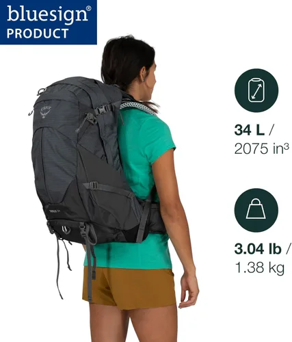 Miniatura 2 de Osprey Sirrus 34L Mochila de senderismo para mujer, color verde suculento Verde suculenta