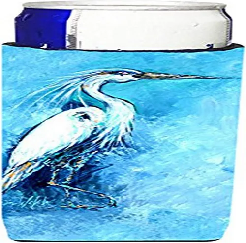 Miniatura 6 de Caroline's Treasures MW1185MUK Big Boy on Blue Crawfish Ultra Hugger para latas delgadas, funda para enfriar, lavable a máquina, funda para bebidas