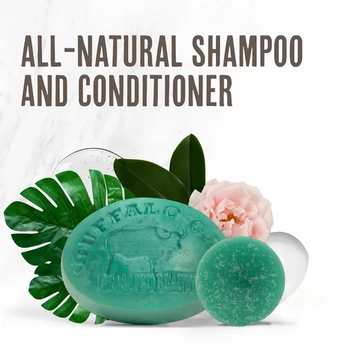 Miniatura 3 de MSM and Tallow - Barra de champú + barra de acondicionador de cabello hialurónico y seco, champú y acondicionador de barra sólida