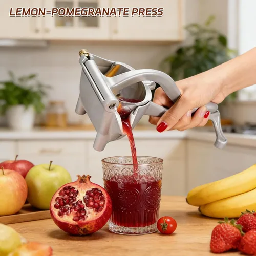 Miniatura 4 de Exprimidor manual de alta resistencia, exprimidor de cítricos a mano, exprimidor de limón, prensa de jugo de hierro fundido de grado comercial