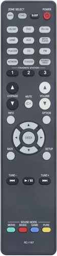 Nuevo RC-1167 - Mando a distancia para Denon AVR-1913 RC-1167 AVR-2113CI AVR-E400 Home Theater AV Receptor Sistema AVR-2113 AVR-2113CI AVR-1913