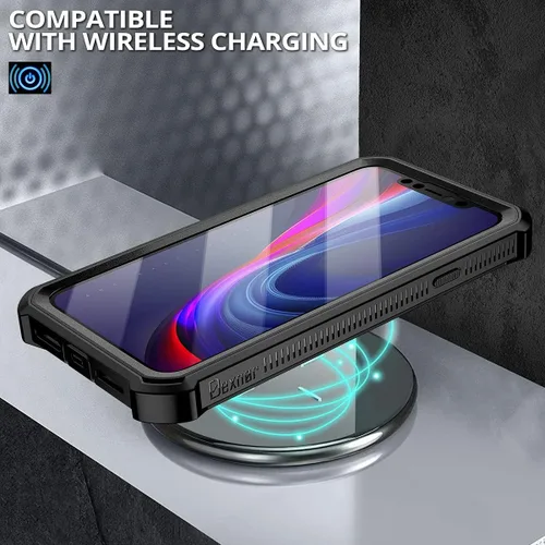 Miniatura 5 de Dexnor Funda para iPhone 11, [Protector de pantalla y soporte integrados] Protección de grado militar resistente a prueba de golpes, 6.1 pulgadas