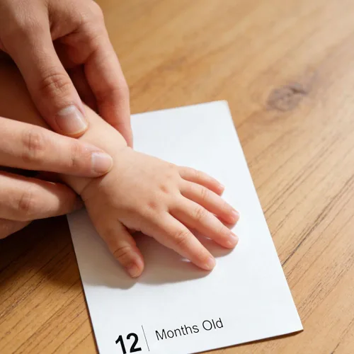 Miniatura 7 de Tarjetas de hitos sin tinta para bebé, kit de fundición a mano, kit de huellas de manos y huellas de tinta para perros o gatos, kit de huellas
