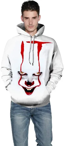 Miniatura 3 de Plustrong Sudaderas con capucha 3D unisex novedosas y divertidas para Halloween y Navidad