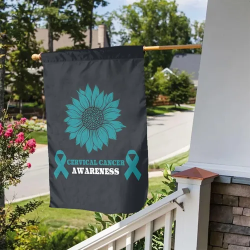 Miniatura 23 de Bandera de jardín de concientización sobre la enfermedad de Alzheimer de 12 x 18 pulgadas, cartel vertical de doble cara para decoración del hogar