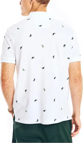 Miniatura 3 de Nautica Polo de cubierta con estampado de ajuste clásico para hombre