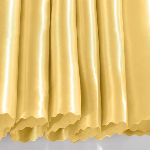 Miniatura 6 de Homiest 1 paquete de mantel de satén de 60 x 84 pulgadas, mantel dorado brillante, mantel rectangular sedoso, manteles de satén para boda