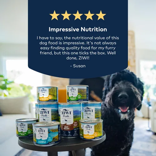 Miniatura 7 de ZIWI Peak - Alimento húmedo enlatado para perros, totalmente natural, alto en proteínas, sin granos, ingredientes limitados, con superalimentos