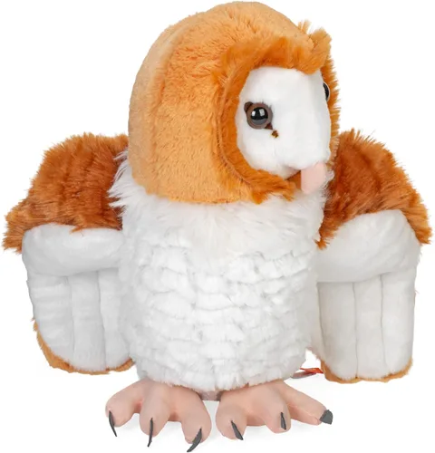 Miniatura 2 de Wild Republic Barn Own, Cuddlekins, animal de peluche, 12 pulgadas, regalo para niños, juguete de peluche, relleno es botellas de agua recicladas